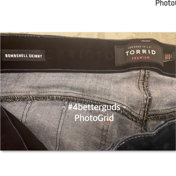 Torrid Bombshell Super Skinny High Rise Stretch Jeans 18S 18 Short - Picture 5 of 16